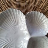 Plat en porcelaine blanche