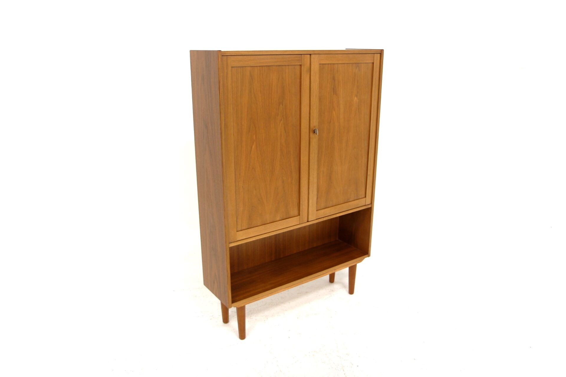 Scandinavian walnut cabinet Sweden 1960