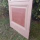 Old moulded glass communication door 221x83cm 15 small panes