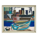 Swedish Oil on Panel – “Harbour Motif with Boats” by Hannes Glaeser