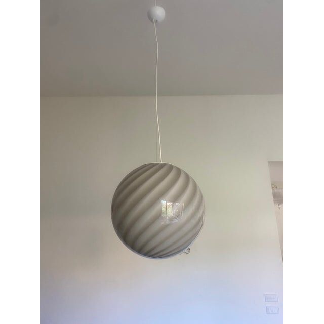 Pendant lamp in murano glass