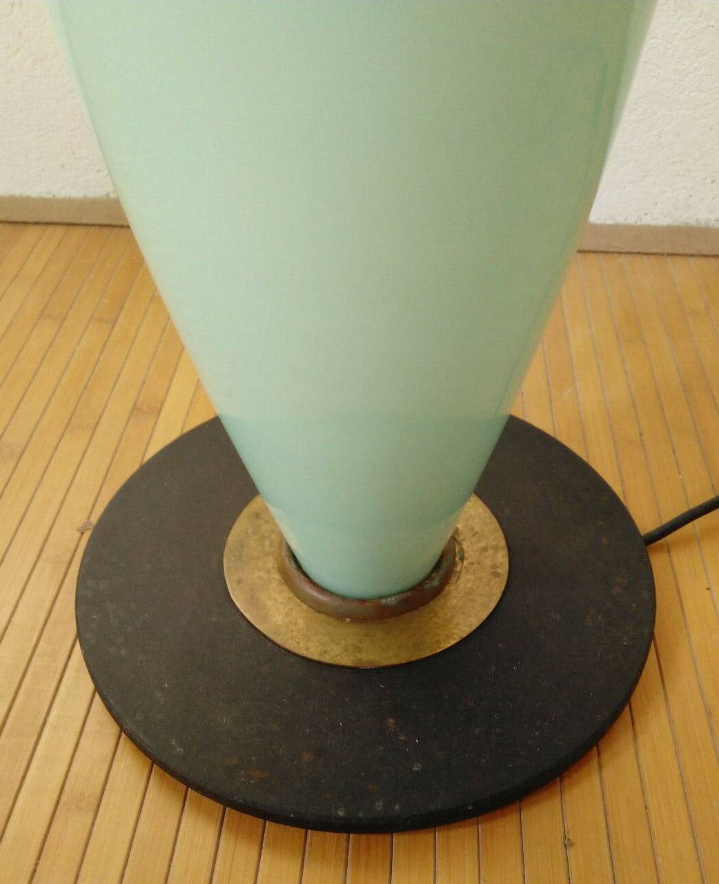 Lampe guéridon en verre de Murano Italie