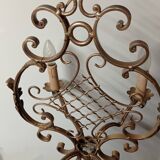 Bronze Cross chandelier, 1940s