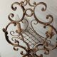Bronze Cross Chandelier, 1940s
