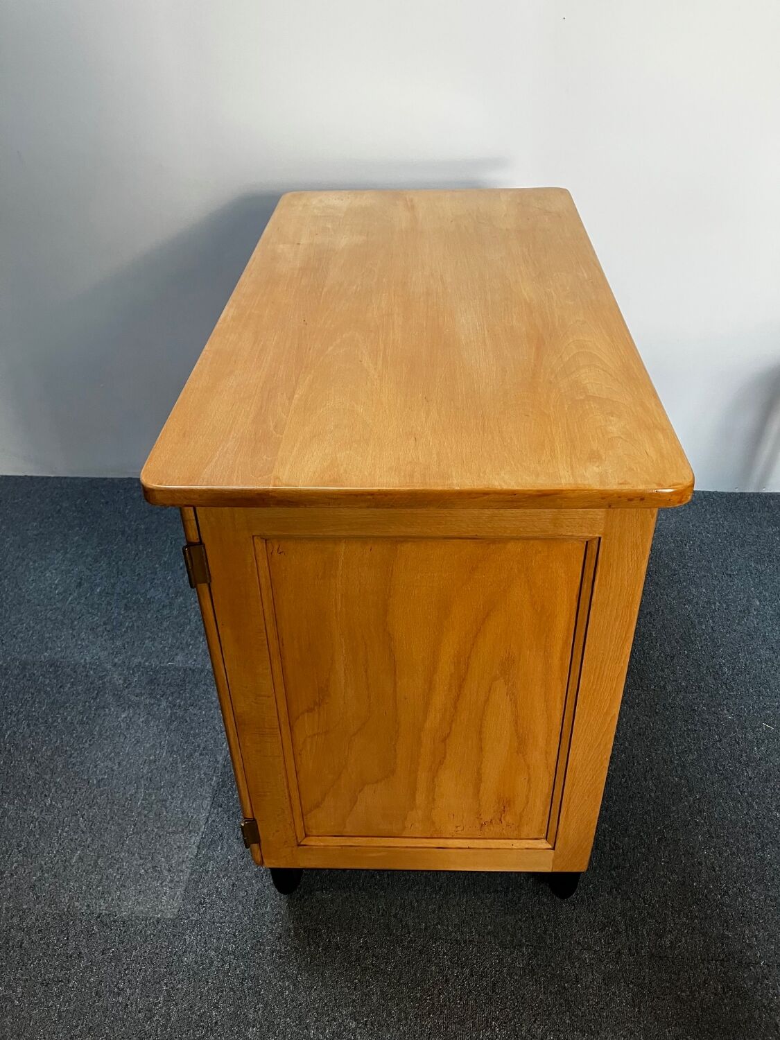 Bureau bois massif vintage style Hitier