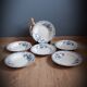 Set 6 hollow plates regency
