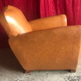 Pair of club armchairs