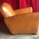 Pair of club armchairs
