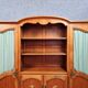 Louis XV style bookcase in marquetry and fine wood circa 1850