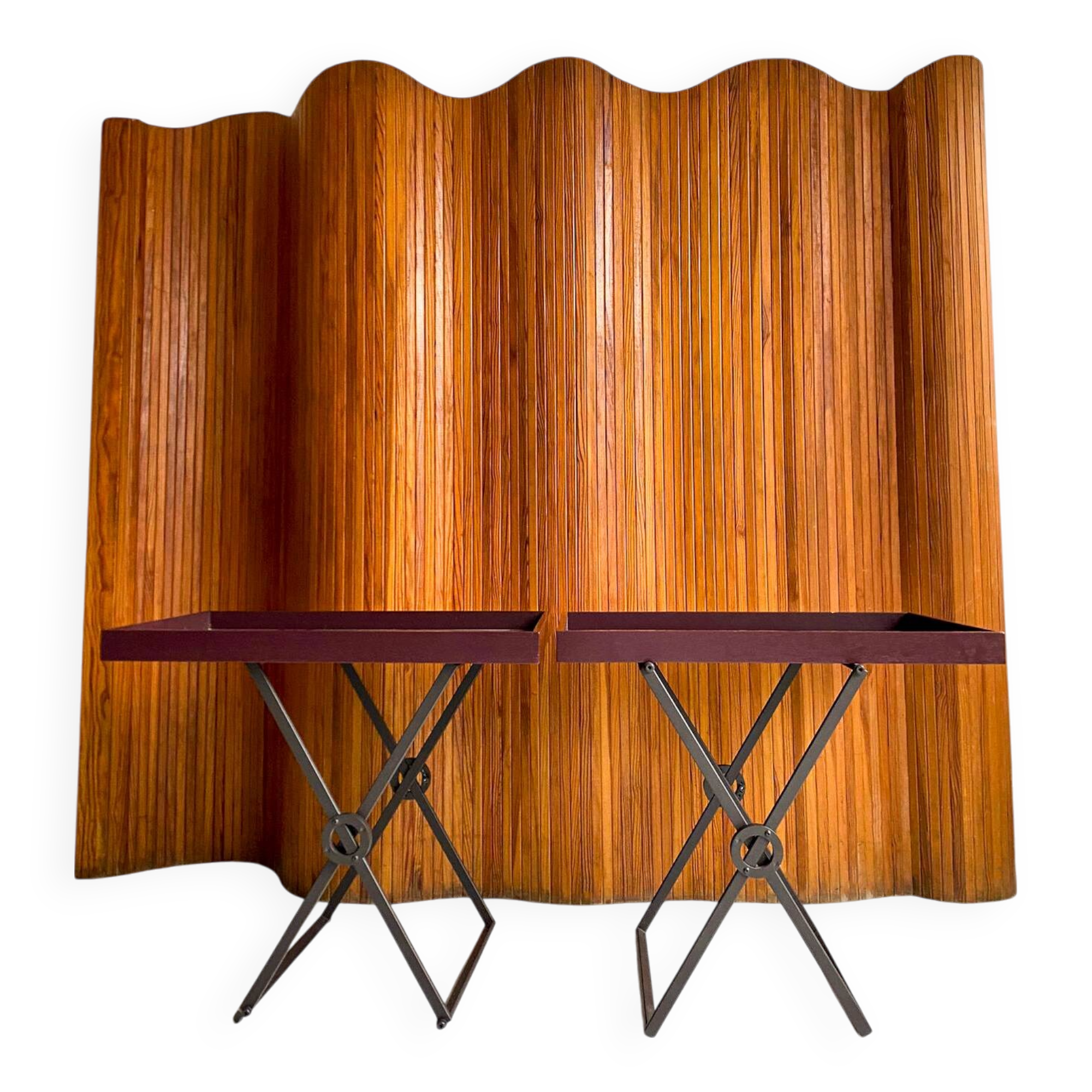 Peter ghyczy – set of 2 folding tables “pioneer t65”