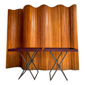 Peter ghyczy – lot de 2 tables pliantes “pioneer t65”