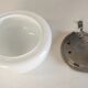 Ceiling lamp globe opaline white diam. 20 cm – 60s