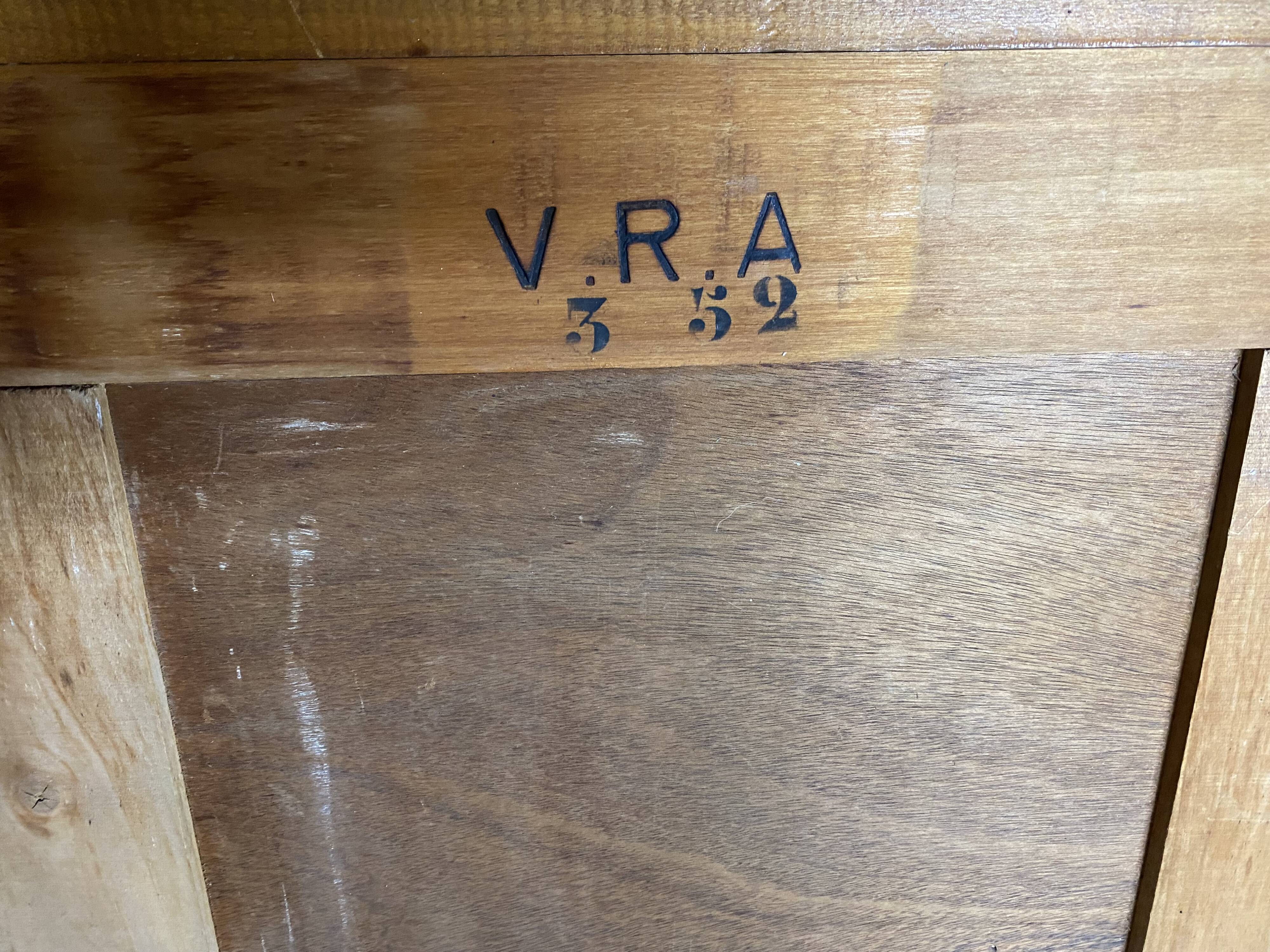 Wooden card holder cabinet