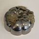 Silver-plated and brass pumpkin ice bucket