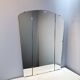 Wall mirror with pivoting wings by Unionsglas, 1950s