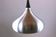 Large Danish pendant light in chrome metal, orient model by Jo Hammerborg for Fog & Morup 1960.
