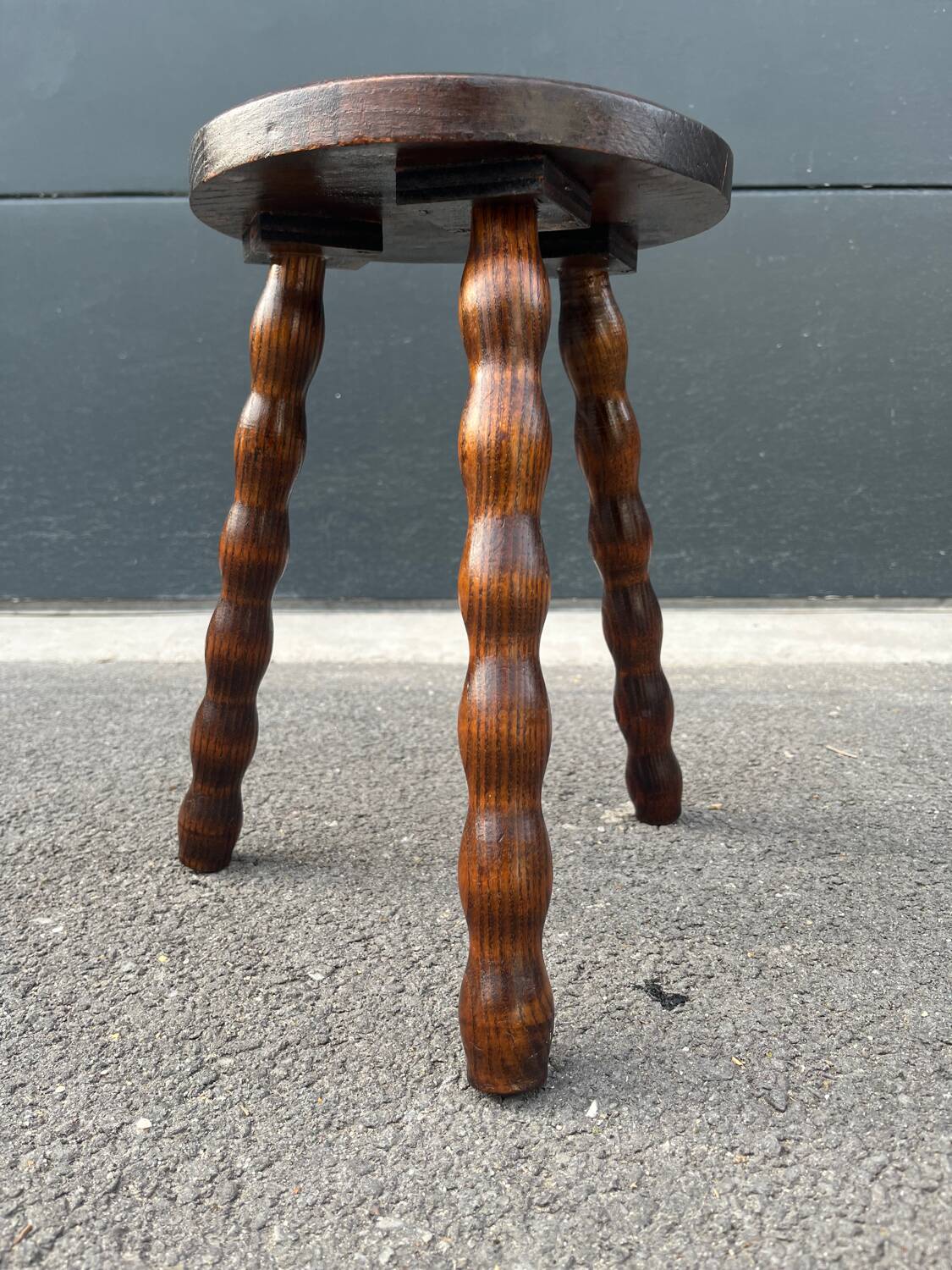 Wooden tripod stool or harness