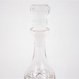 Crystal decanter with glasses, Poland, 1960s
