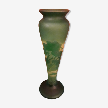 La Rochère glass paste vase