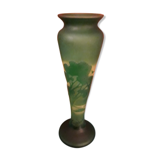 La Rochère glass paste vase