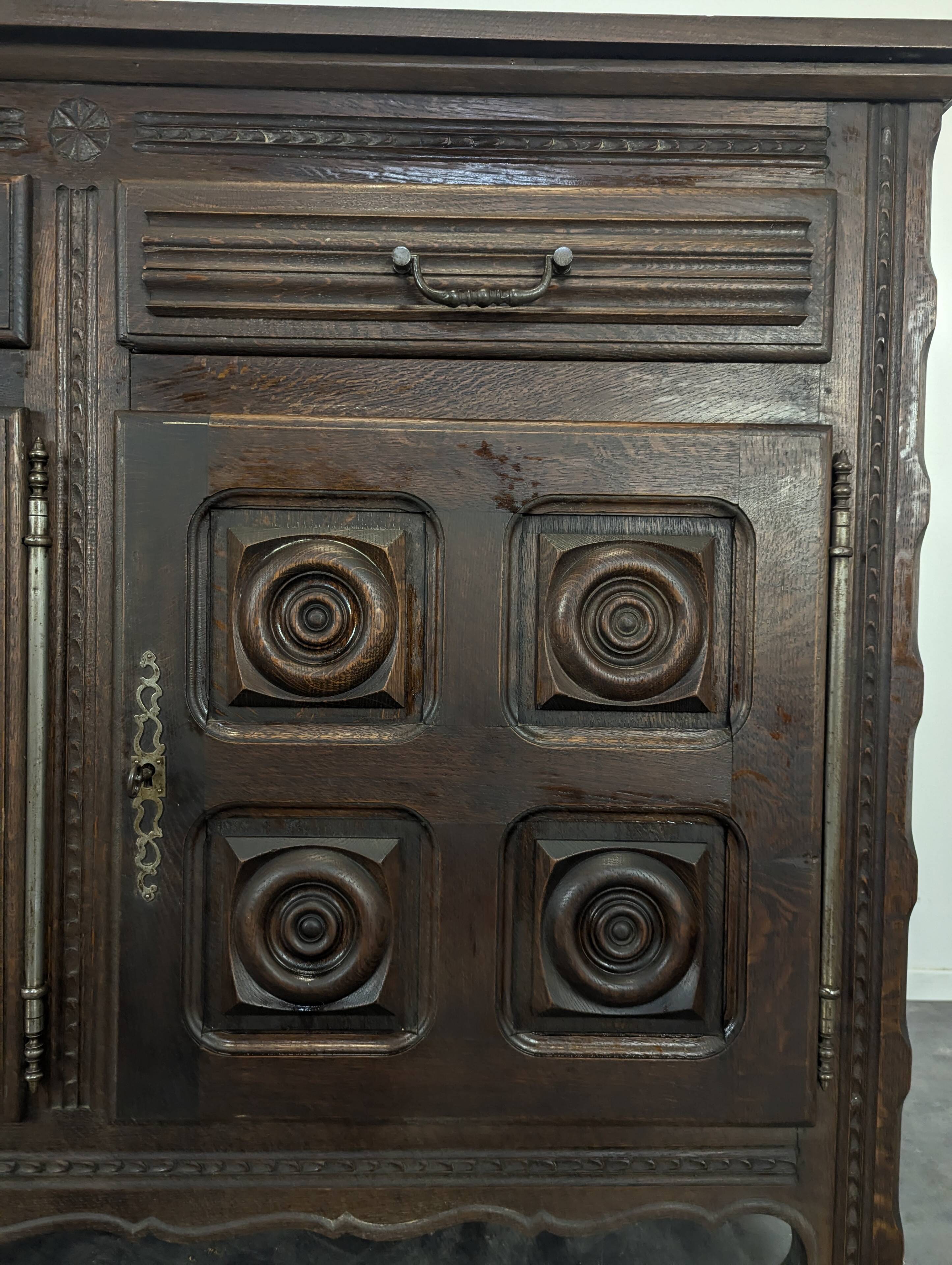 Brutalist 3-door sideboard