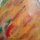 Painting of woman portrait in oil