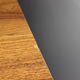 able to eat vintage round in formica imitation teak, with hidden extension, Scandinavian style