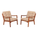 Easy chairs by Ole Wanscher for France & Son, 1960s, set of 2