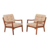 Easy chairs by Ole Wanscher for France & Son, 1960s, set of 2