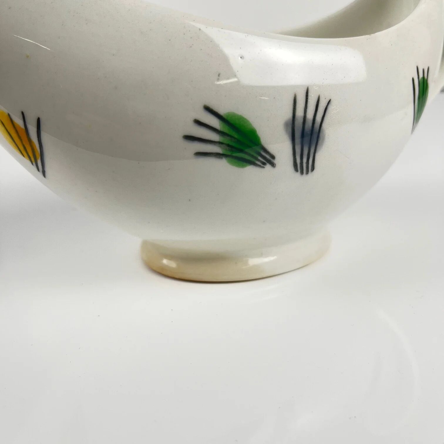 Sauceboat Gien Primefleur Creation, 1960