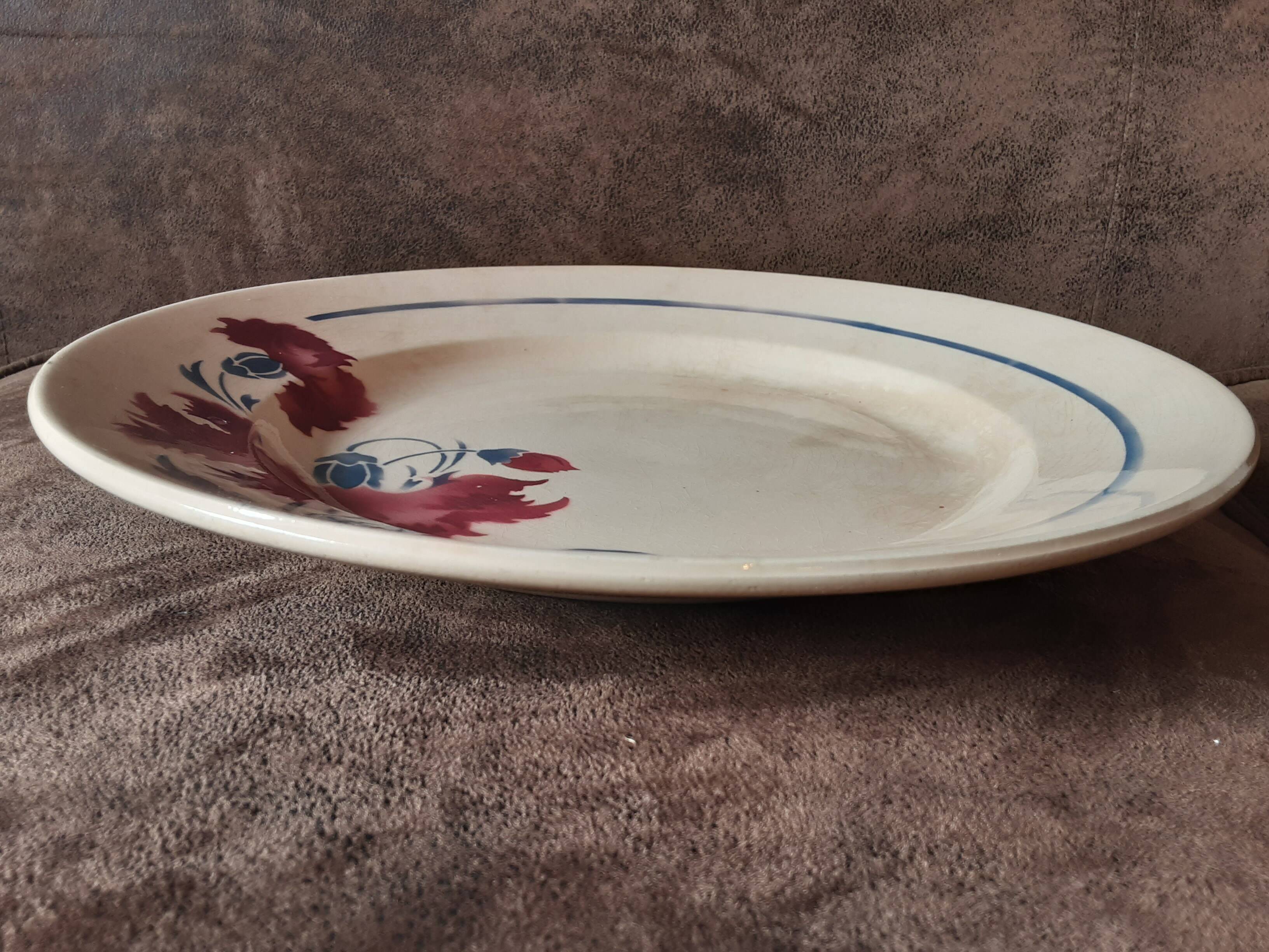Grand plat  K G Luneville