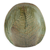 Fern vase in glazed stoneware by Chrislaine Bodin