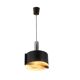 Black lacquered and chrome metal suspension. 1960s.