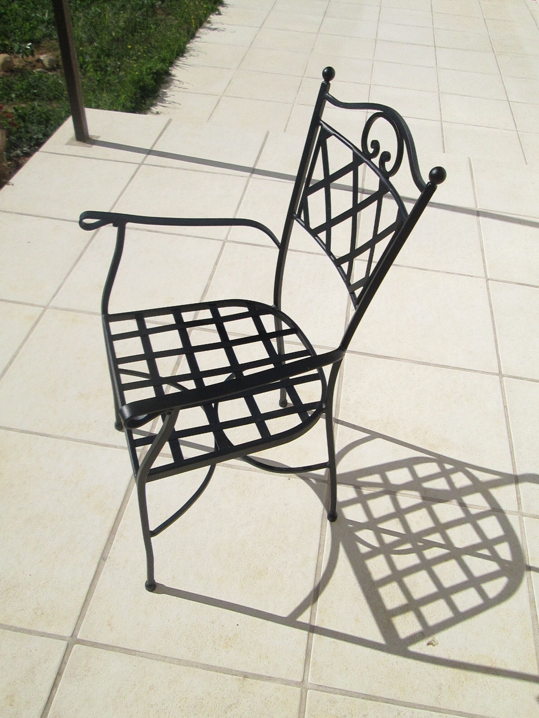 Iron armchair