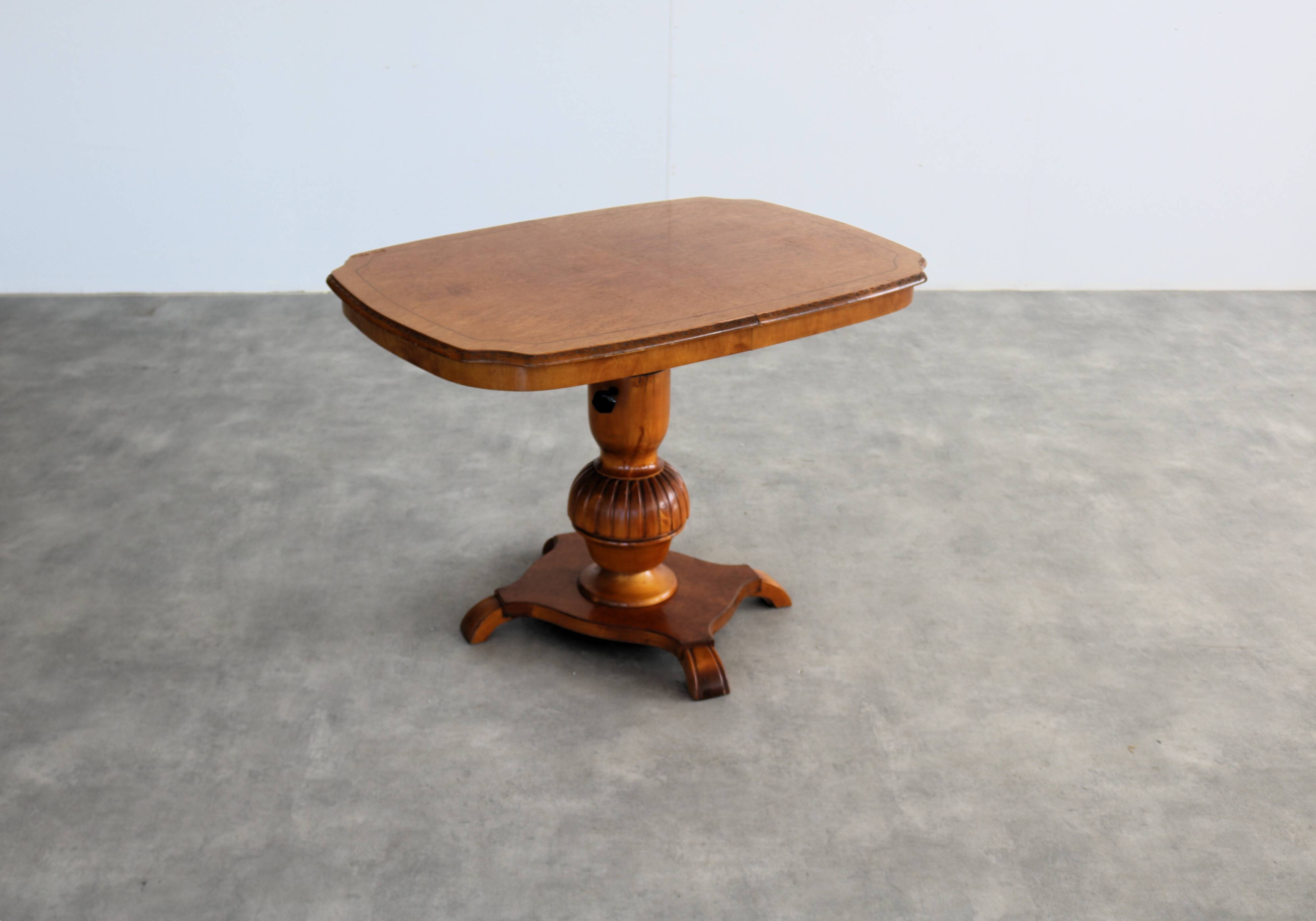 table à manger vintage réglable | table | années 1950 | suédoise