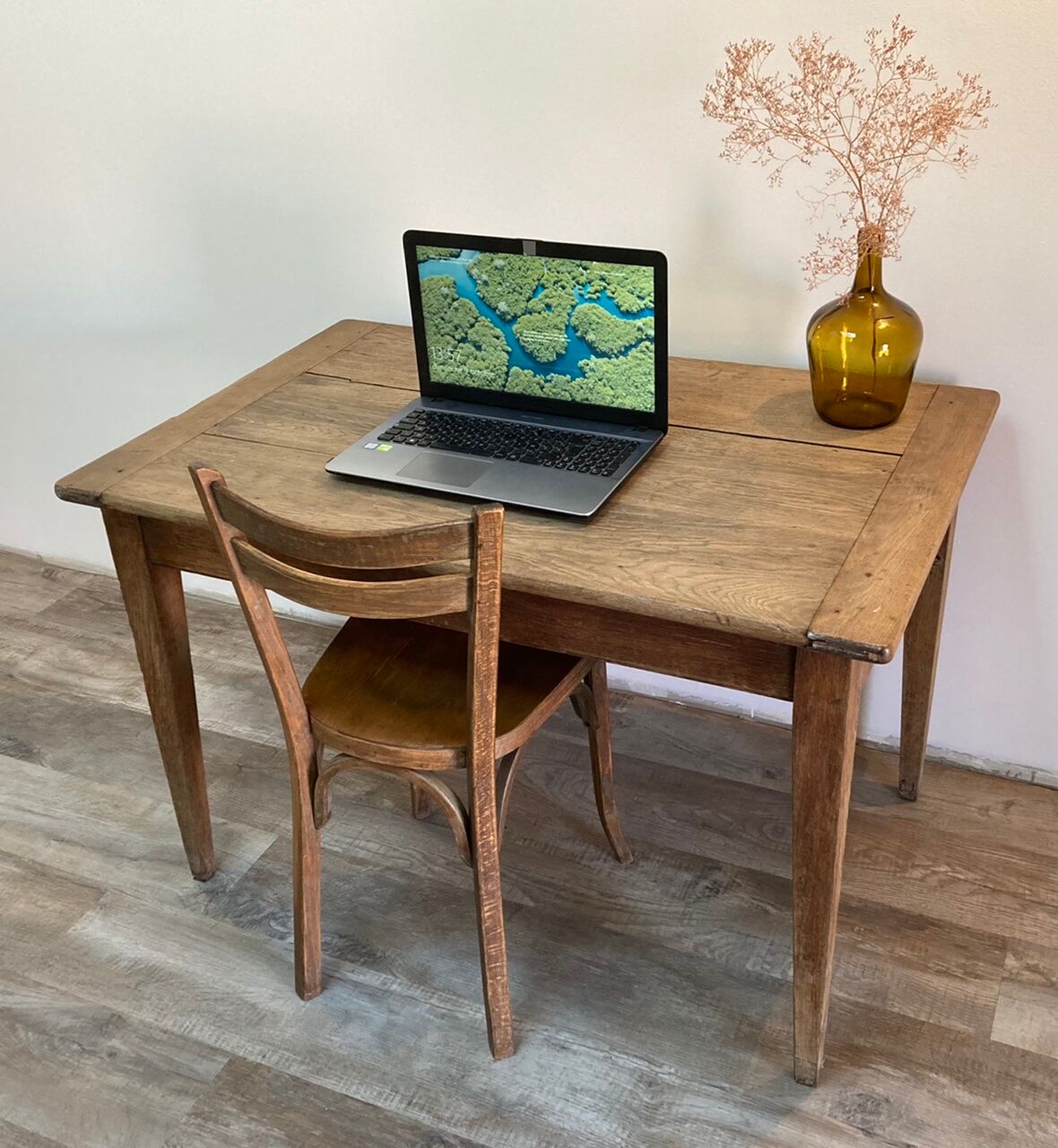 Oak farmhouse table