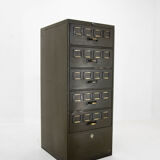 1930s multi drawer card filing cabinet by august blodner