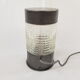 Lampe de table industriel metal graphité et verre Lita