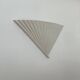 Vintage wall lamp, matte white plaster, France 1980