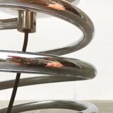 Floor lamp with spiral bulb from the German space age mid-century by Ingo Maurer for M-Design, 1960s.