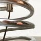 Floor lamp with spiral bulb from the German space age mid-century by Ingo Maurer for M-Design, 1960s.