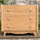 Commode art déco chêne brut