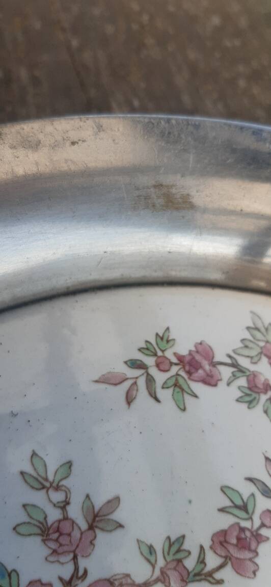 Louis XV Sarreguemines decor tray