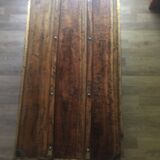 Old trunk in camphier and brass