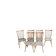 Série de 6 chaises scandinave 1960