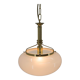 Brass and glass pendant, 2000s