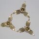 Trio of brass candle holders décor holly