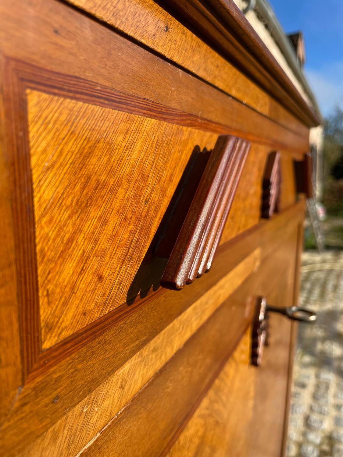 Vintage wooden secretary
