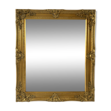 Bevelled mirror, golden empire style 74x64cm