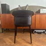 Black "Papyrus" armchair designed by Ronan and Erwan Bouroullec vintage